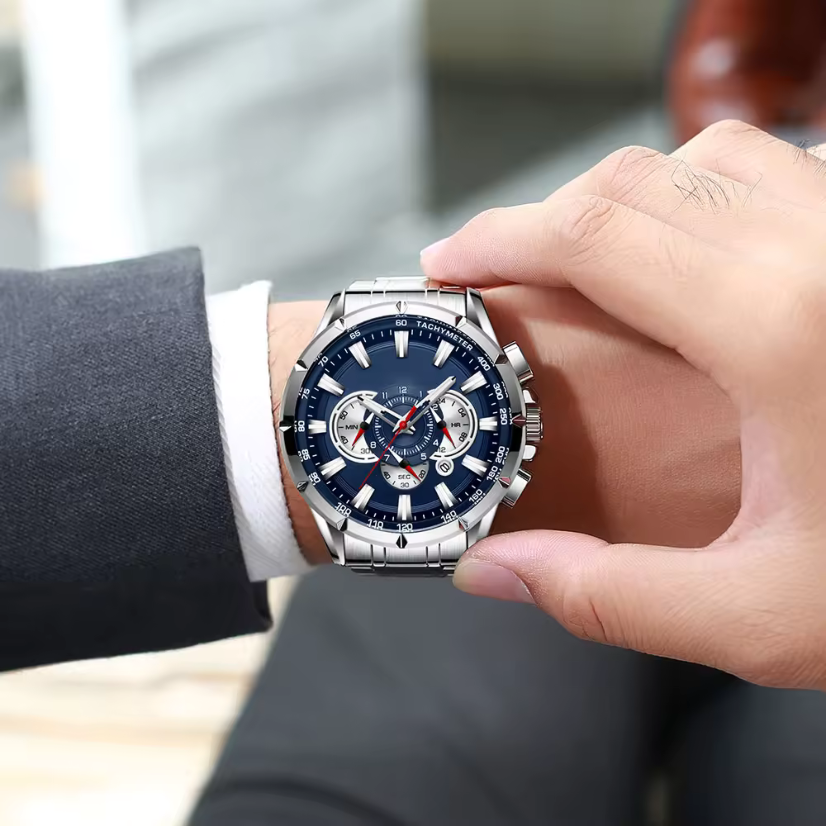 CURREN-SERIES Exclusive Blue Dial Watch